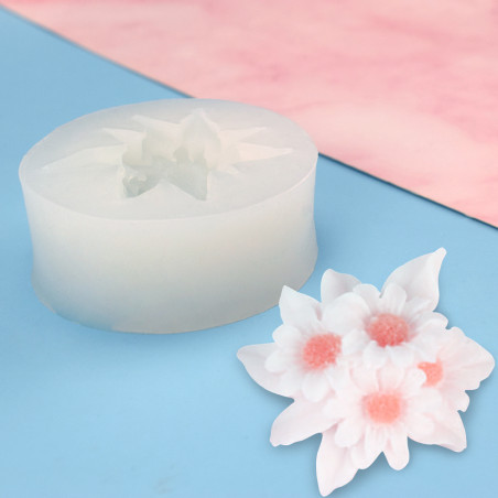 Miniature Sunflower Bouquet silicone mould