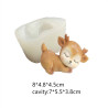3D Sleeping Deer Silicone Mould