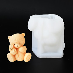 3D Cute Teddy Baby Bear Silicone Mould