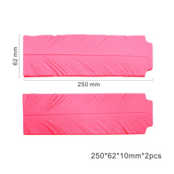 Peacock Feather silicone mould