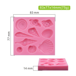 Sea Shells silicone mould