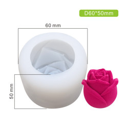 3D Medium Rose Zefir...
