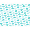 Chocolate transfer foil A4 Hearts