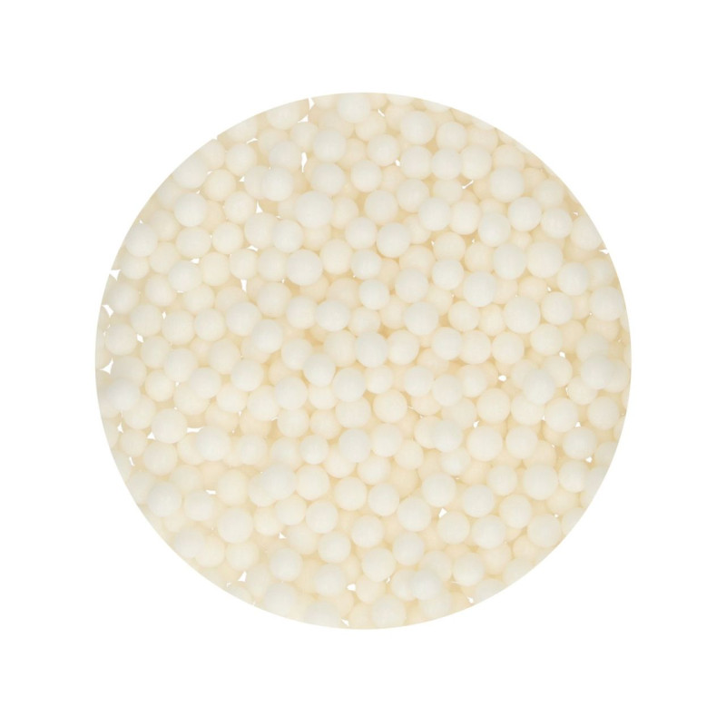 FunCakes Soft Pearls Medium White 60g