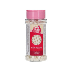 FunCakes Soft Pearls Medium White 60g