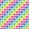 Chocolate transfer foil A4 Hearts