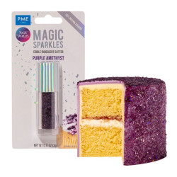 Magic Sparkles, Edible Iridescent Glitter – Purple Amethyst (3g)