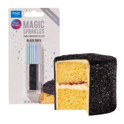 Magic Sparkles, Edible Iridescent Glitter – Black Onyx (3g)