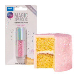 Magic Sparkles, Edible Iridescent Glitter – Pink Topaz (3g)