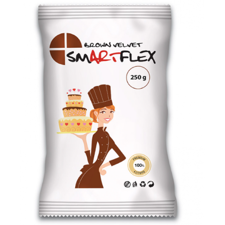 Smartflex brown fondant sugar paste 250g