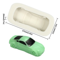Toy Car Porsche 911 silicone mould