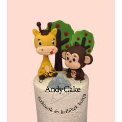 5-Piece Wild Animals Cake...