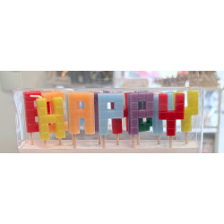 Építőkockás Happy Birthday...