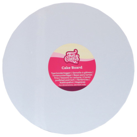 Funcakes Cake Board White 35 cm