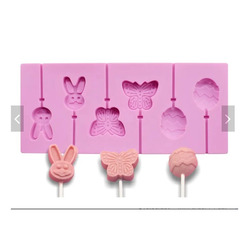 Easter lollipop silicone mold