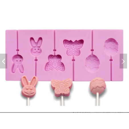 Easter lollipop silicone mold