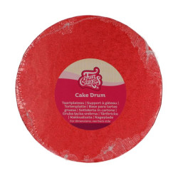 Funcakes Cake board Red 20 cm