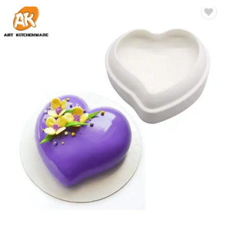 Szív szilikon mousse Valentin