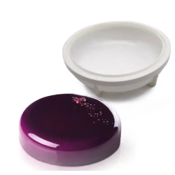 Szilikon mousse sima kerek