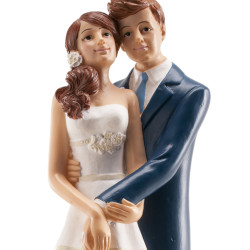 Wedding Cake Topper – Romantic Couple, 18 cm