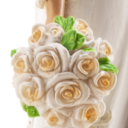 Wedding Cake Topper – Kissing Couple, 18 cm