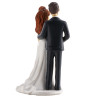 Wedding Cake Topper – Hand in Hand Couple, 18 cm