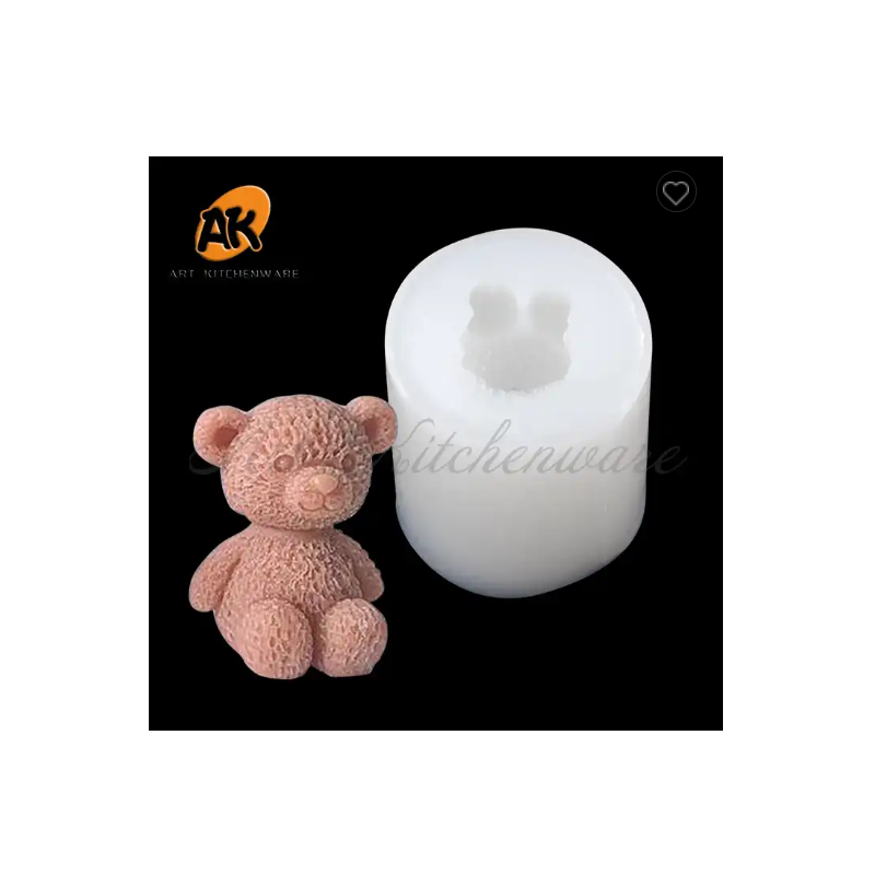 Szilikon 3D Teddy maci