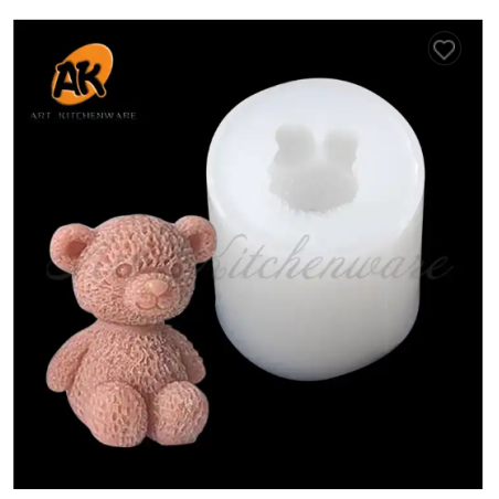 Szilikon 3D Teddy maci