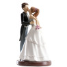 Wedding Cake Topper – Kissing Couple, 16 cm