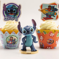 Stitch tortadísz figura, 9 cm – Dekora