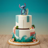 Stitch tortadísz figura, 9 cm – Dekora