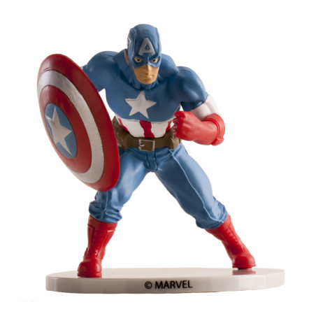 Amerika Kapitány tortadísz figura, 9 cm – Dekora