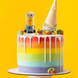 Minions Kevin Ceramic Cake Topper Figure, 7 cm – Dekora