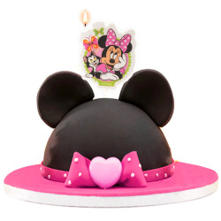 Minnie egér szülinapi tortagyertya, 7,5 cm – Dekora