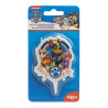 Paw Patrol Birthday Cake Candle, 7 cm – Dekora