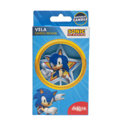Sonic szülinapi tortagyertya, csillag alakú – Dekora