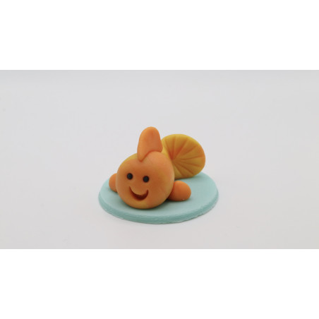 Small handcrafted marzipan figure