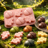 Silicone Baking Mould – Acorn & Oak Leaf, 6 Cavities