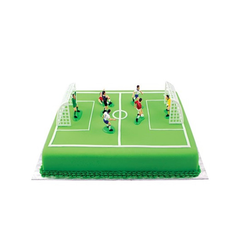 PME Soccer Cake Decorations set of 9