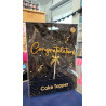Congratuations Acril Cake topper gold or silver