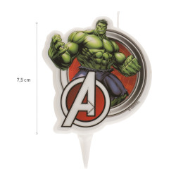 Hulk Cake Candle, 7.5 cm – Marvel Avengers