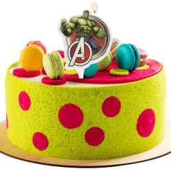 Hulk Cake Candle, 7.5 cm – Marvel Avengers