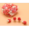 Marzipan small mushrooms