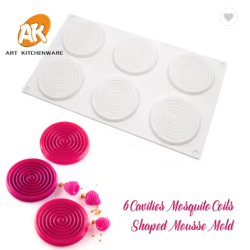 Medium helix / spiral silicone mold