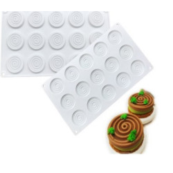 Small helix / spiral silicone mold