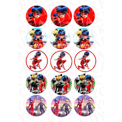 Cake Toppers on Icing sheet A5