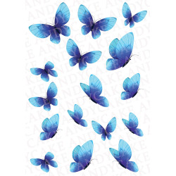 Cake Toppers on Icing sheet A5