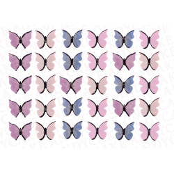 Cake Toppers on Icing sheet A5