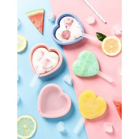 Icecream - Popcake Hearts silicone mold