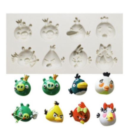Szilikon angry birds